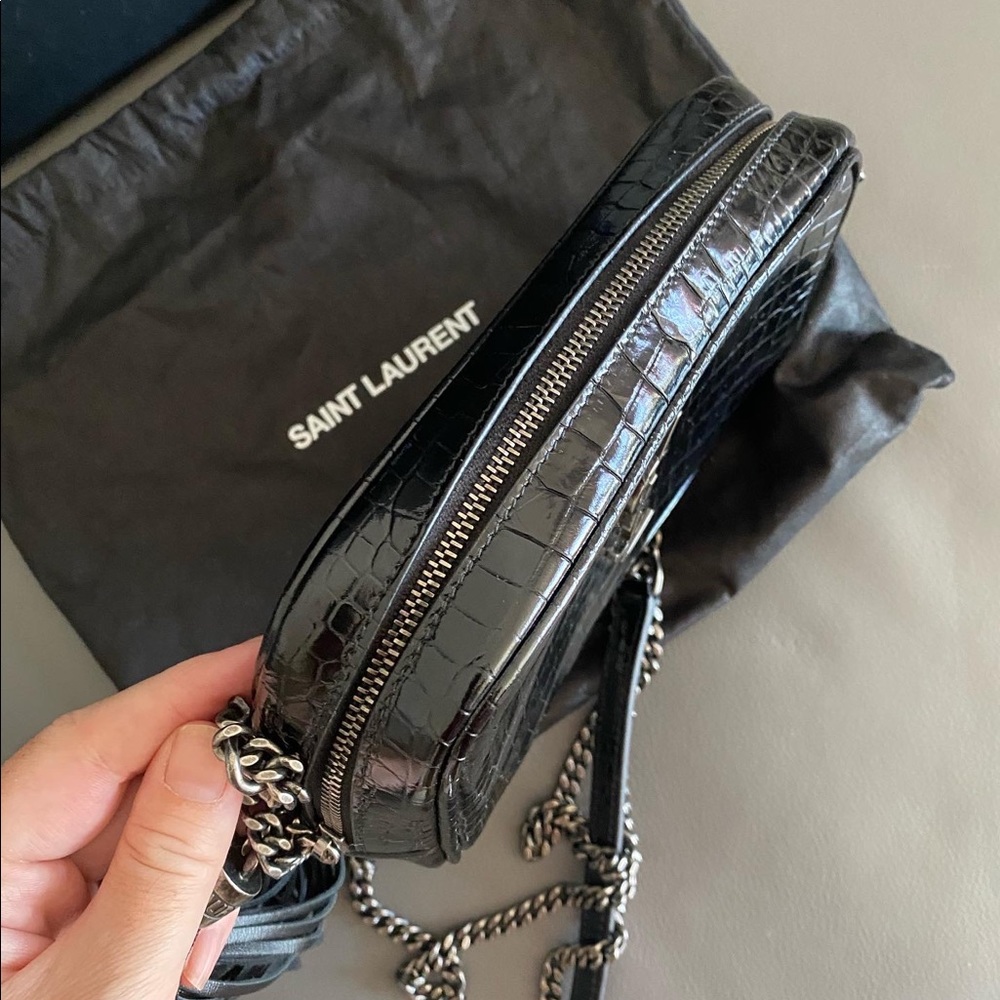 ❌SOLD❌Yves Saint Laurent Mini Lou Croc - Picture 8 of 10